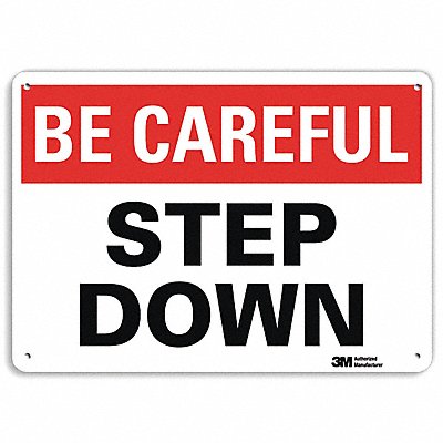 Caution Sign 14 W x 10 H 0.055 Thick