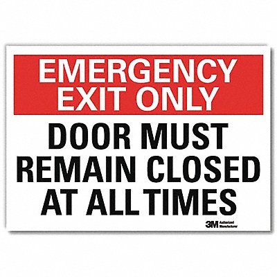 Exit Sign Emergency Exit 7 Hx10 W