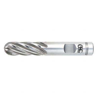 Ball End Mill 1 Dia Powdered Metal