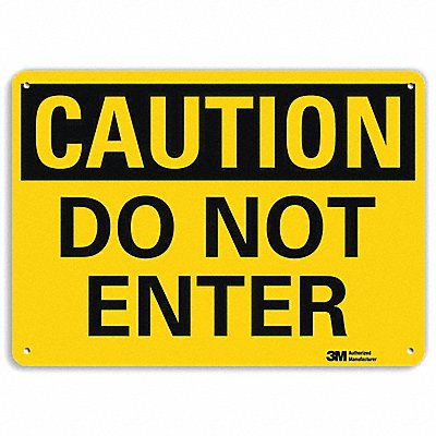 J7193 Entrance Sign Do Not Enter 10 x14