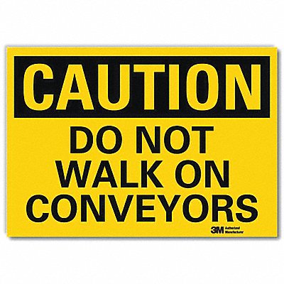 Safety Sign Do Not Walk 10in.W