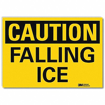 Safety Sign 7 H 10 W Vinyl