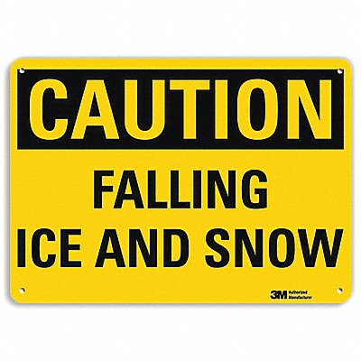 Safety Sign 7 H 10 W Aluminum