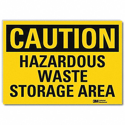 Safety Sign Hazardous Storage Area 5in.H