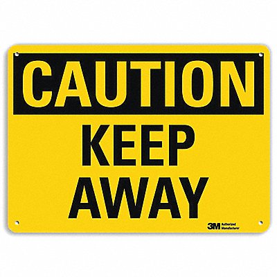 Safety Sign Keep Away 10in.H