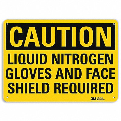 Safety Sign Load Capacity 7in.H
