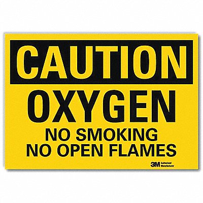 No Smoking Sign Adhesive Vinyl 10inH