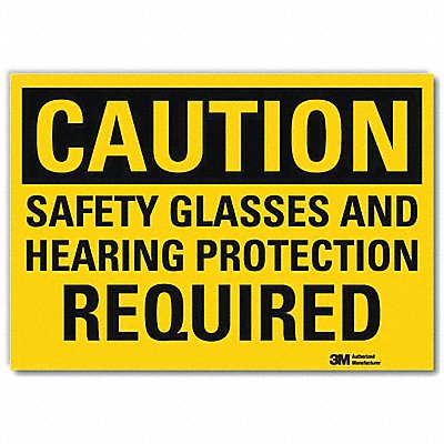 Safety Sign Hearing Protection 10 in W