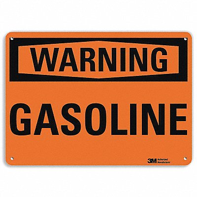 Warning Sign 14 W x 10 H 0.055 Thick