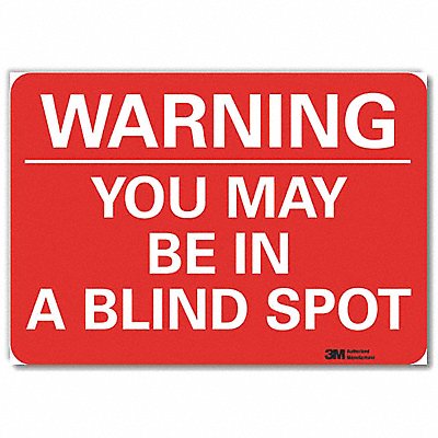 Warning Sign 7 H 10 W Vinyl