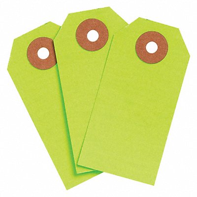 Blank Tag Cstock Fluor Green PK1000