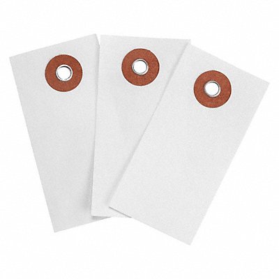Blank Tag Tyvek White 2-3/4in.H PK1000