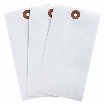 Blank Tag Tyvek White 5-3/4in.H PK1000
