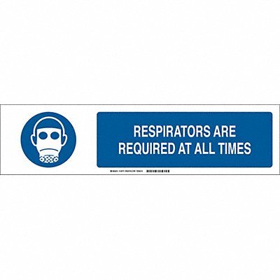Slider Insert Respirators are Required