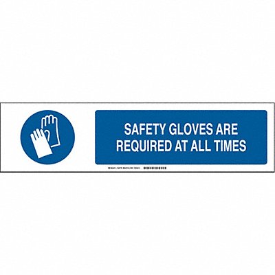Slider Insert Safety Gloves are Required
