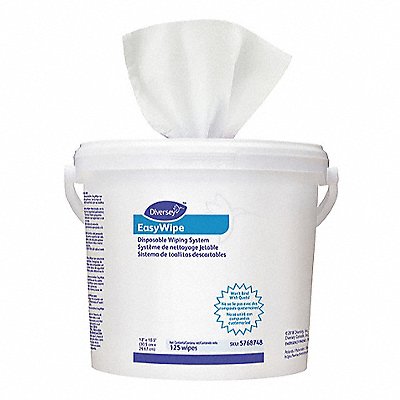 Disposable Wipes White 120 Count PK6