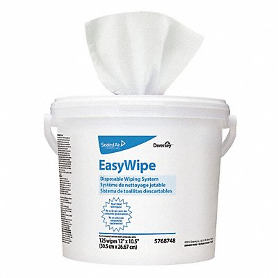 Disposable Wipes Refill 125 Count PK6