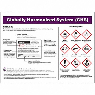 GHS Poster 18x24 In