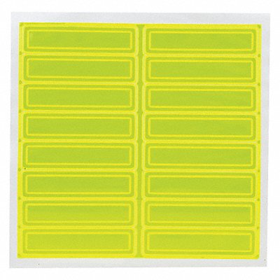 D5953 Hard Hat Label 1 in H 4 in W PK16