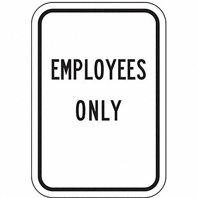 Parking Sign 18 H 12 W Aluminum
