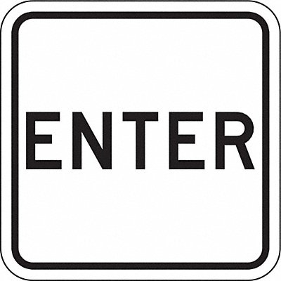 Traffic Sign 18 H 18 W Aluminum