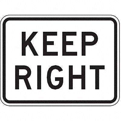 Traffic Sign 18 H 24 W Aluminum