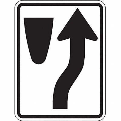 Traffic Sign 24 H 18 W Aluminum