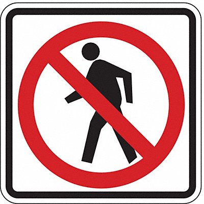 Traffic Sign 24 H 24 W Aluminum