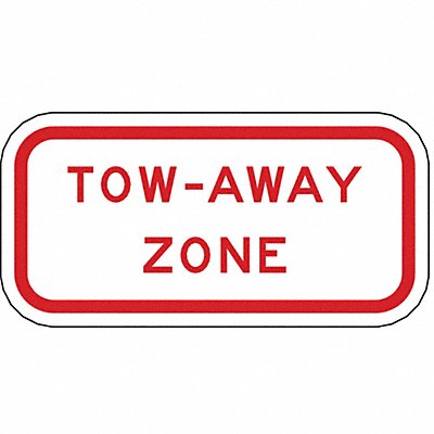 Parking Sign 6 H 12 W Aluminum