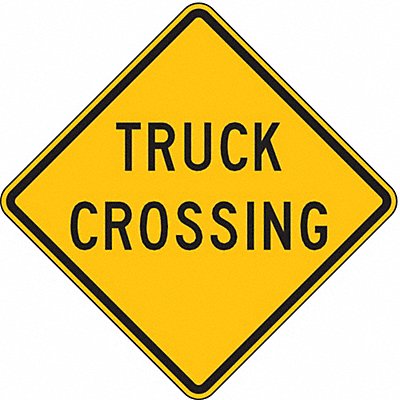 Traffic Sign 24 H 24 W Aluminum