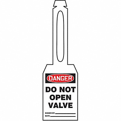 Danger Tag 5-1/4 x 3-1/4 In Plstc PK25