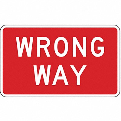 D9793 Traffic Sign 18 H 30 W Aluminum
