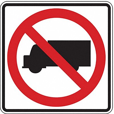 D9706 Traffic Sign 24 H 24 W Aluminum