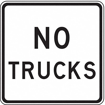 Traffic Sign 24 H 24 W Aluminum