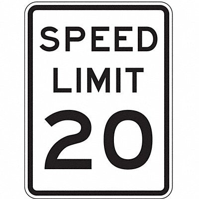 Traffic Sign 24 H 18 W Aluminum