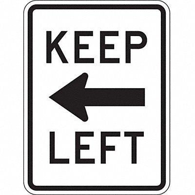 Traffic Sign 24 H 18 W Aluminum