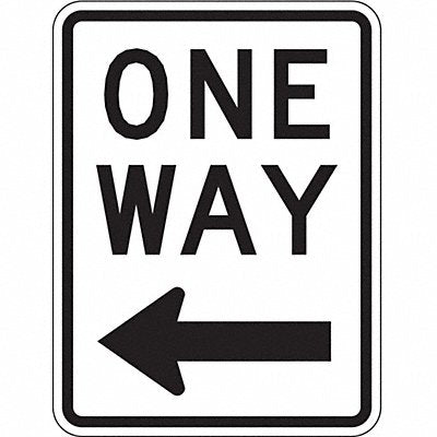 D9711 Traffic Sign 24 H 18 W Aluminum