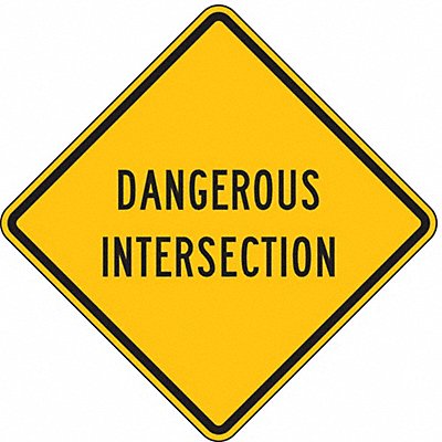 Traffic Sign 30 H 30 W Aluminum
