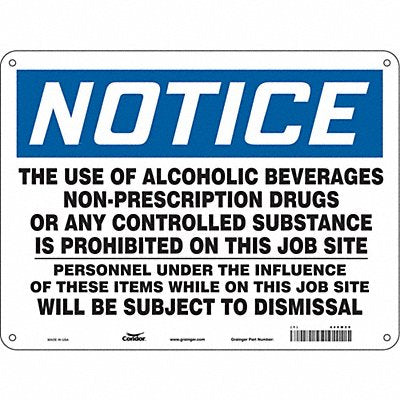 Safety Sign 18 H x 24 W 0.055 Thick