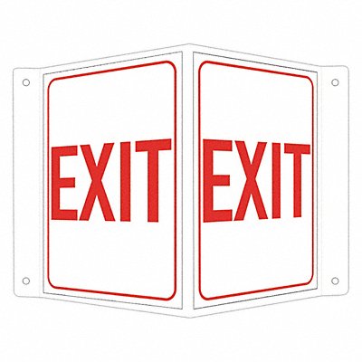 Safety Sign 7-1/2 W 6 H 0.040 Thick