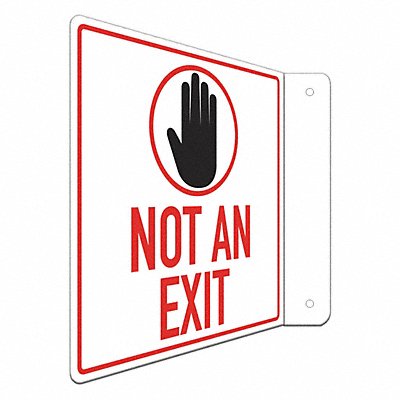 Safety Sign 8 W 8 H 0.040 Thickness