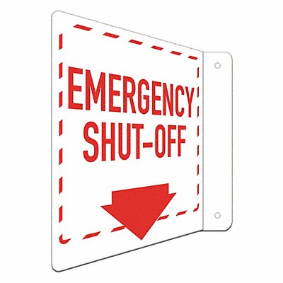 Safety Sign 8 W 8 H 0.040 Thickness