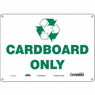 Safety Sign 14 Wx10 H 0.055 Thickness