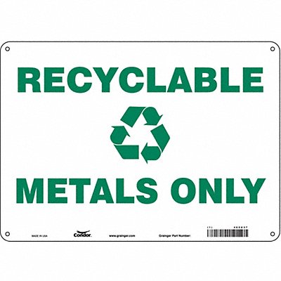 Safety Sign 14 Wx10 H 0.055 Thickness