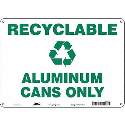 Safety Sign 14 Wx10 H 0.055 Thickness