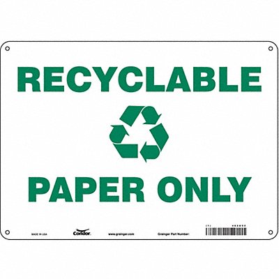 Safety Sign 14 Wx10 H 0.055 Thickness