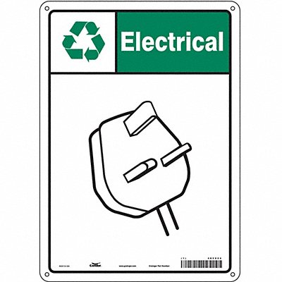 Safety Sign 10 Wx14 H 0.055 Thickness