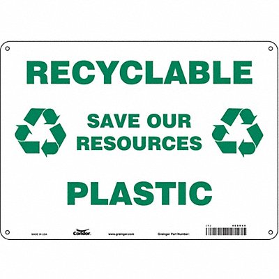 Safety Sign 14 Wx10 H 0.055 Thickness