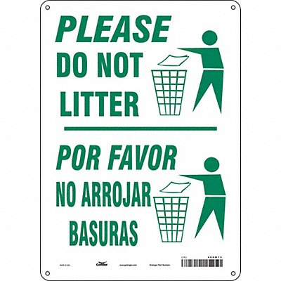 Safety Sign 10 14 0.055 Thickness