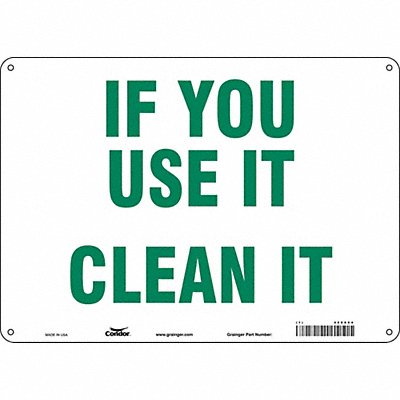 Safety Sign 14 10 0.055 Thickness